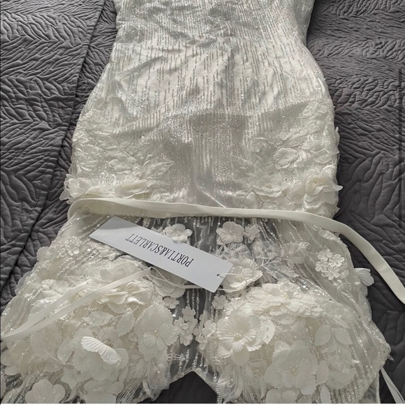 Portia & Scarlett white evening gown - Picture 8 of 12